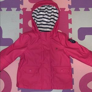 Toddler Girl Tommy Hilfiger Raincoat